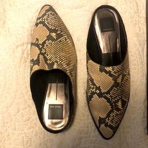 Brand New In Box Dolce Vita Snake Mules